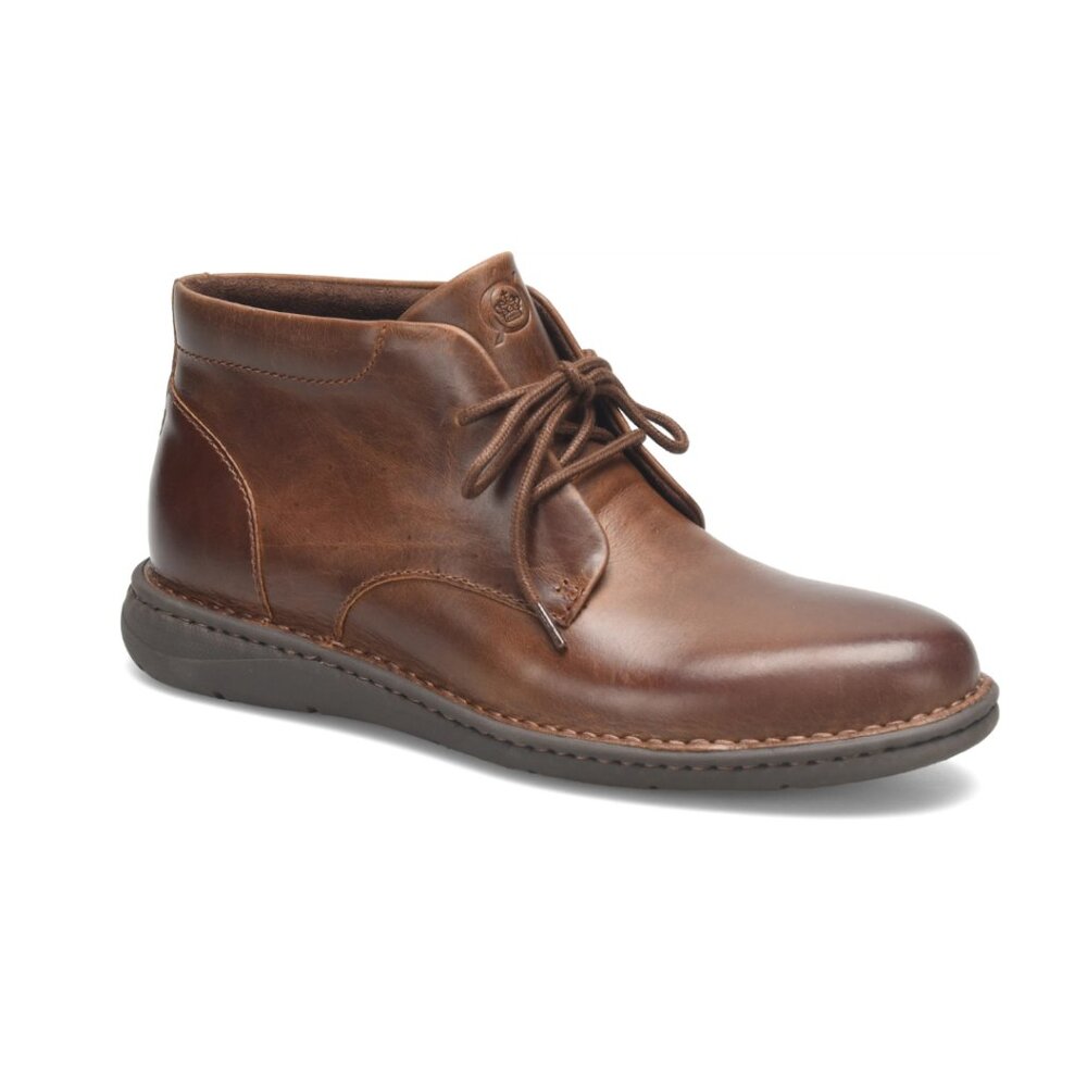 Børn Leather Chukka Boots Brown Soft Footbed Casual Comfort‎ – Men’s 11.5M